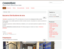 Tablet Screenshot of camarbax.com